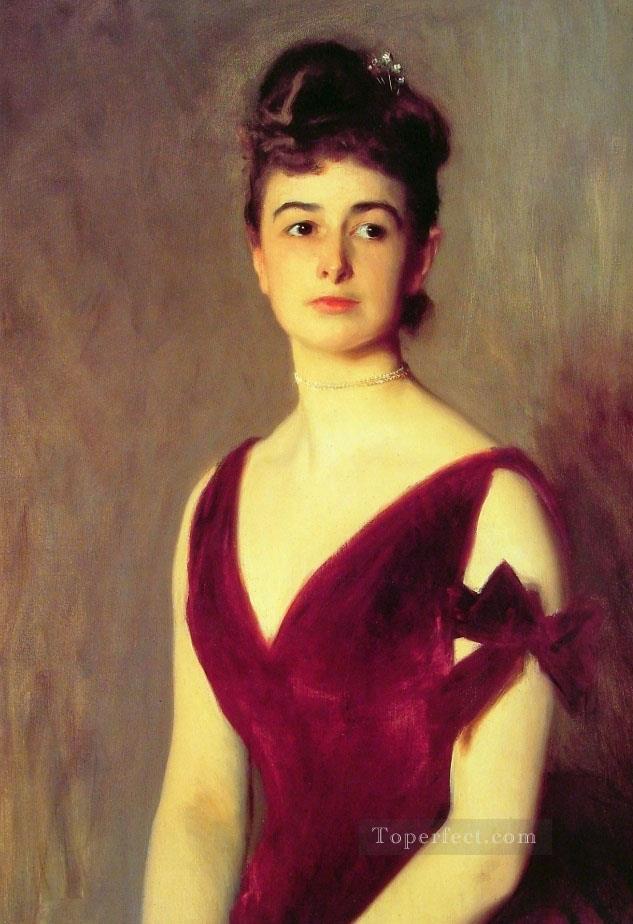 La señora Charles E pulgadas retrato John Singer Sargent Pintura al óleo
